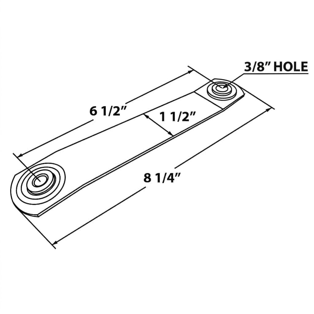 Barn-Shed-Play S/4 Stainless Steel Glider Bearing Arm Brackets