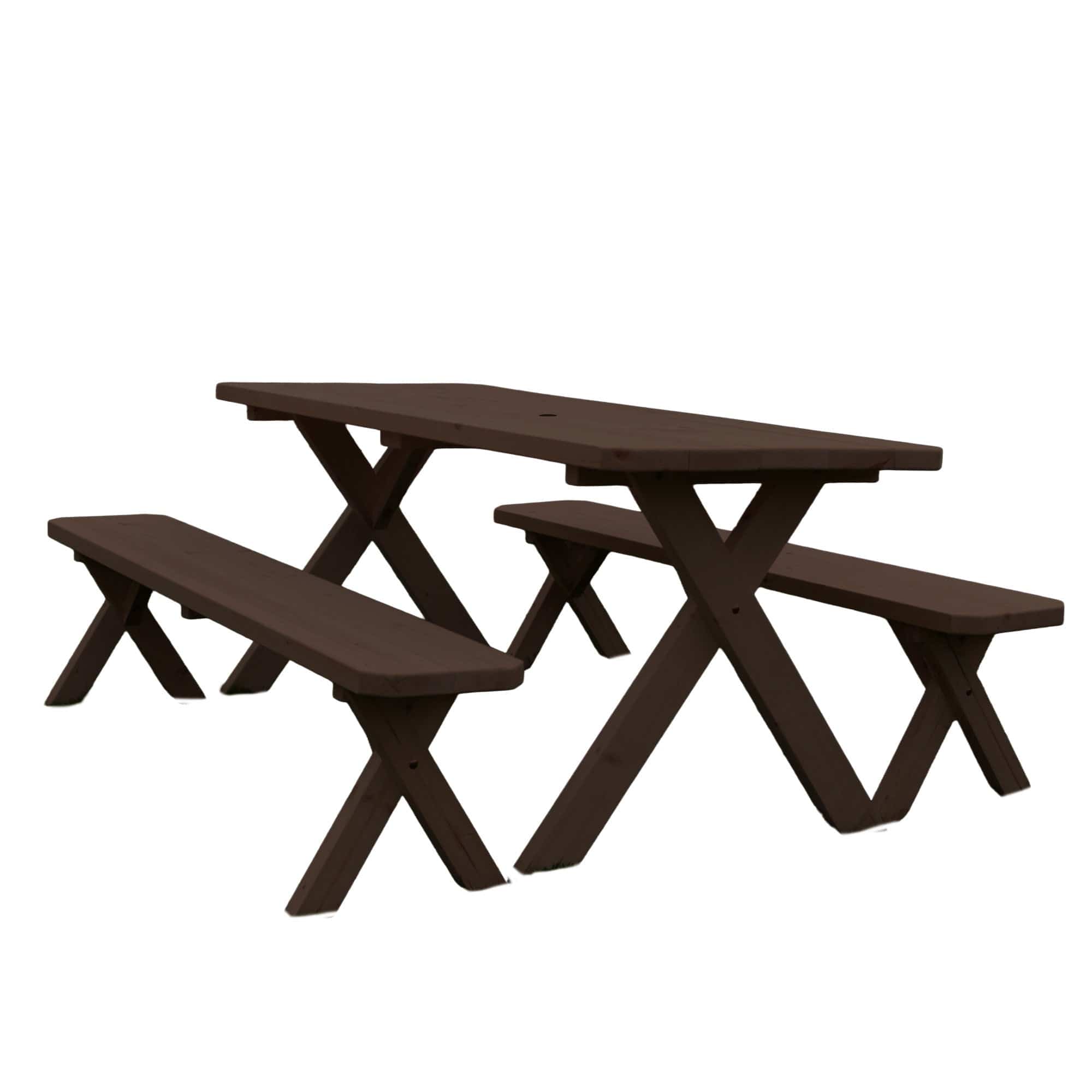 Keystone Amish Co. Spruce Crossleg Outdoor Dining Set
