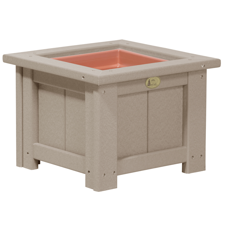 LuxCraft Square Poly Lumber Planter