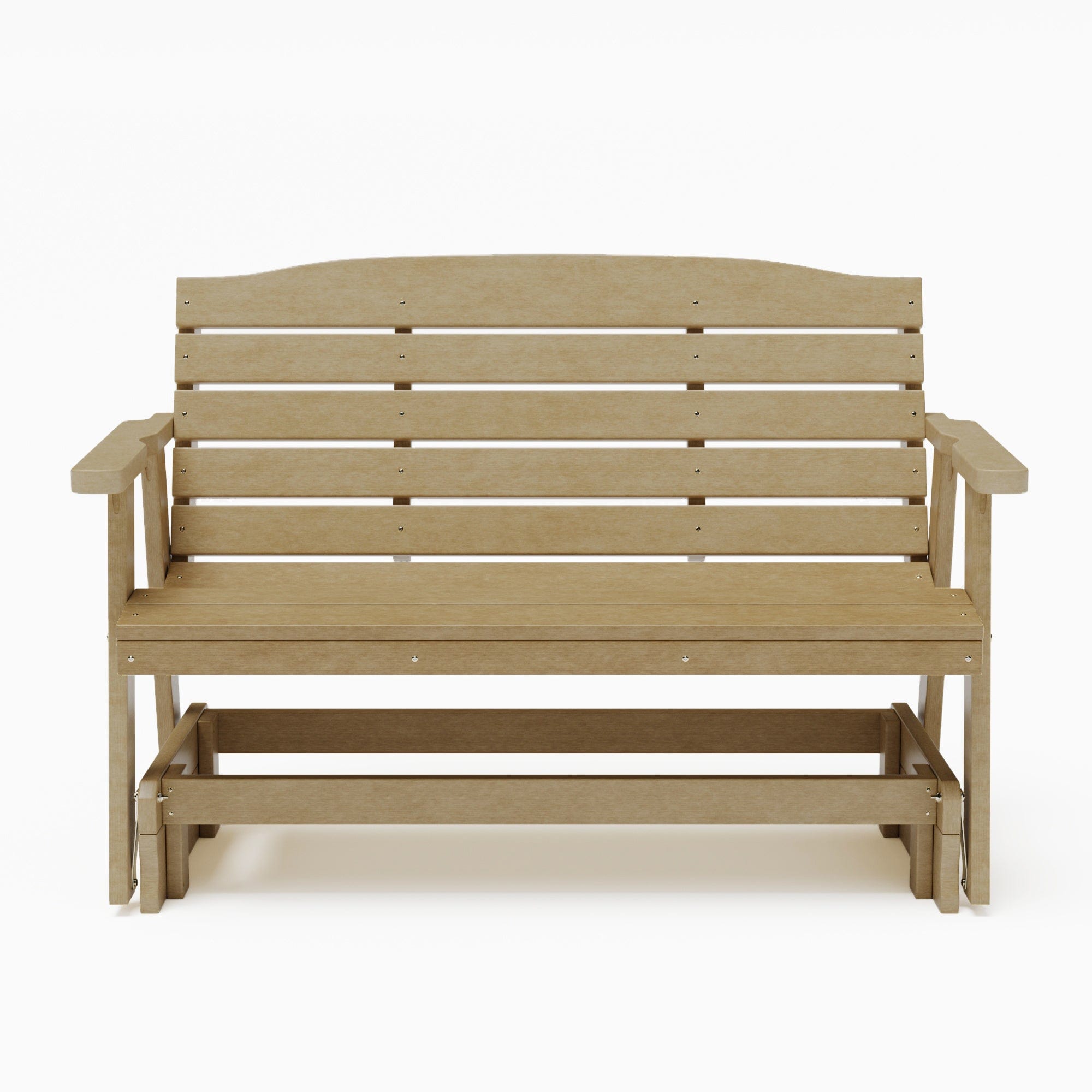 SimplyPoly Amish Made Classic Recycled Plastic Porch Glider