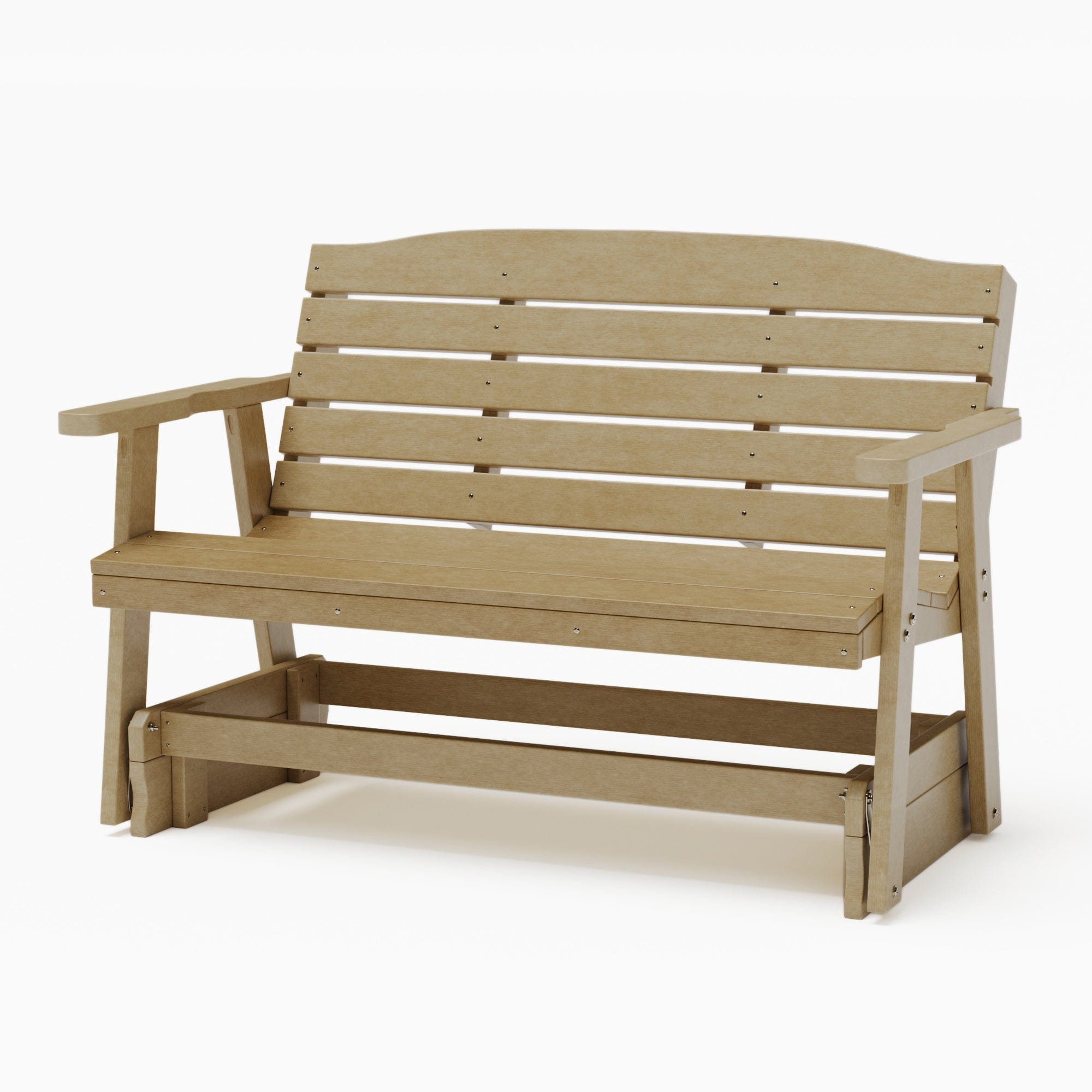 SimplyPoly Amish Made Classic Recycled Plastic Porch Glider