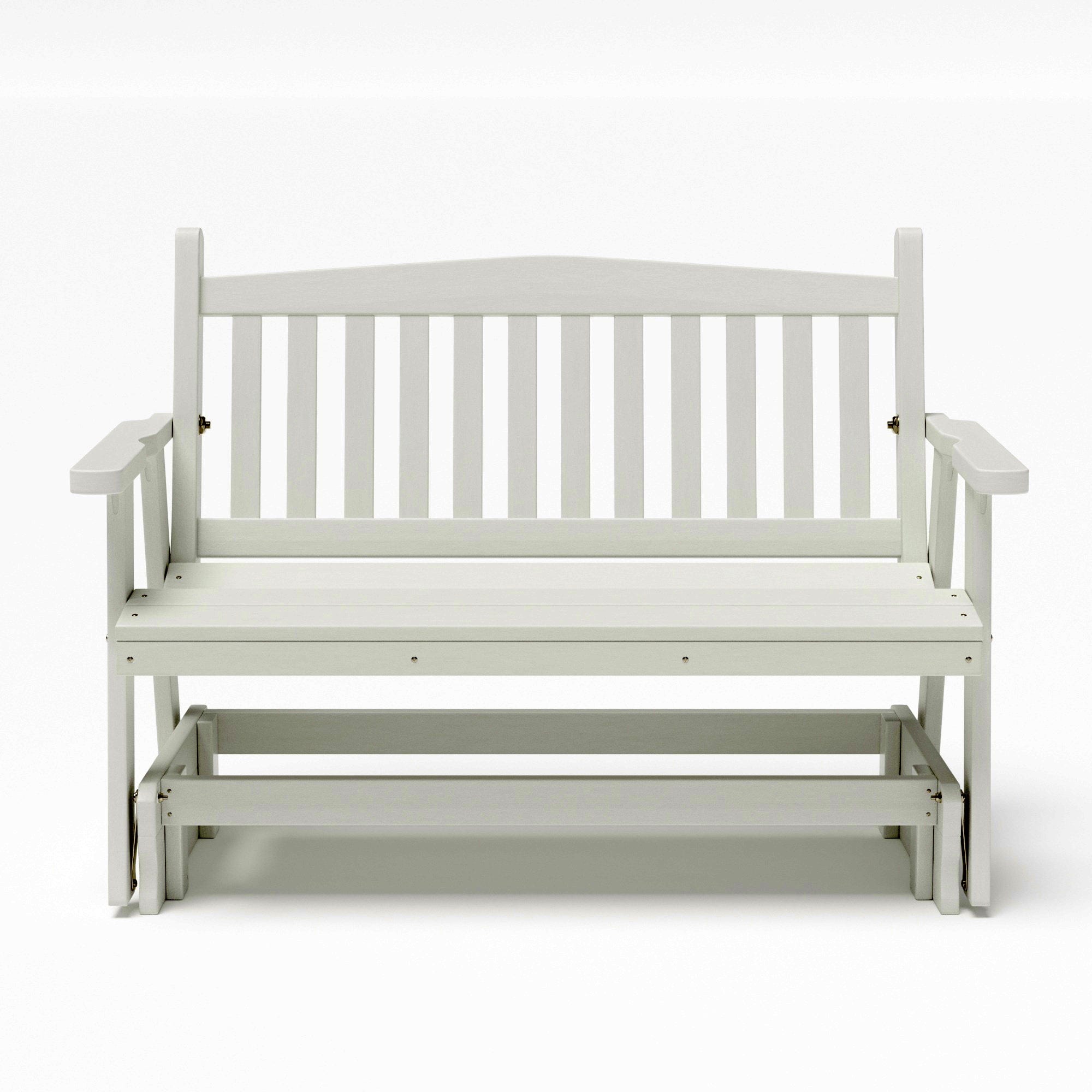 SimplyPoly Amish Made Mission Recycled Plastic Porch Glider