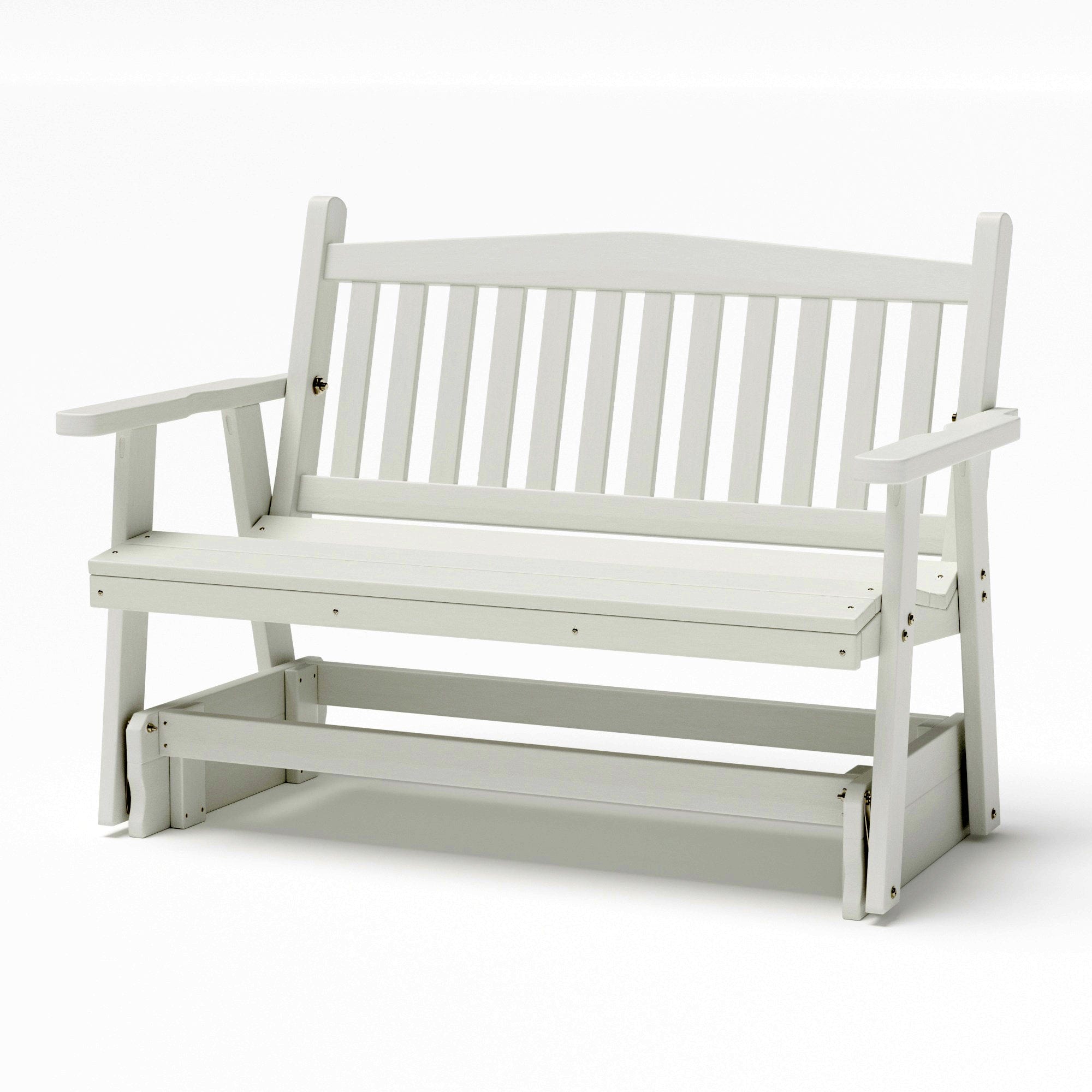 SimplyPoly Amish Made Mission Recycled Plastic Porch Glider