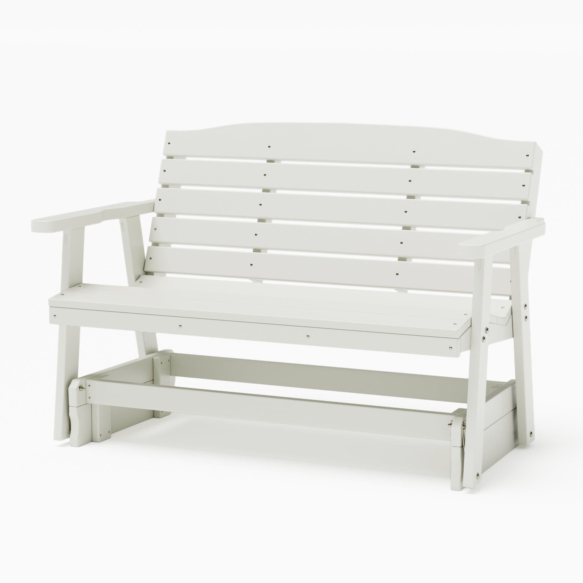 SimplyPoly Amish Made Classic Recycled Plastic Porch Glider