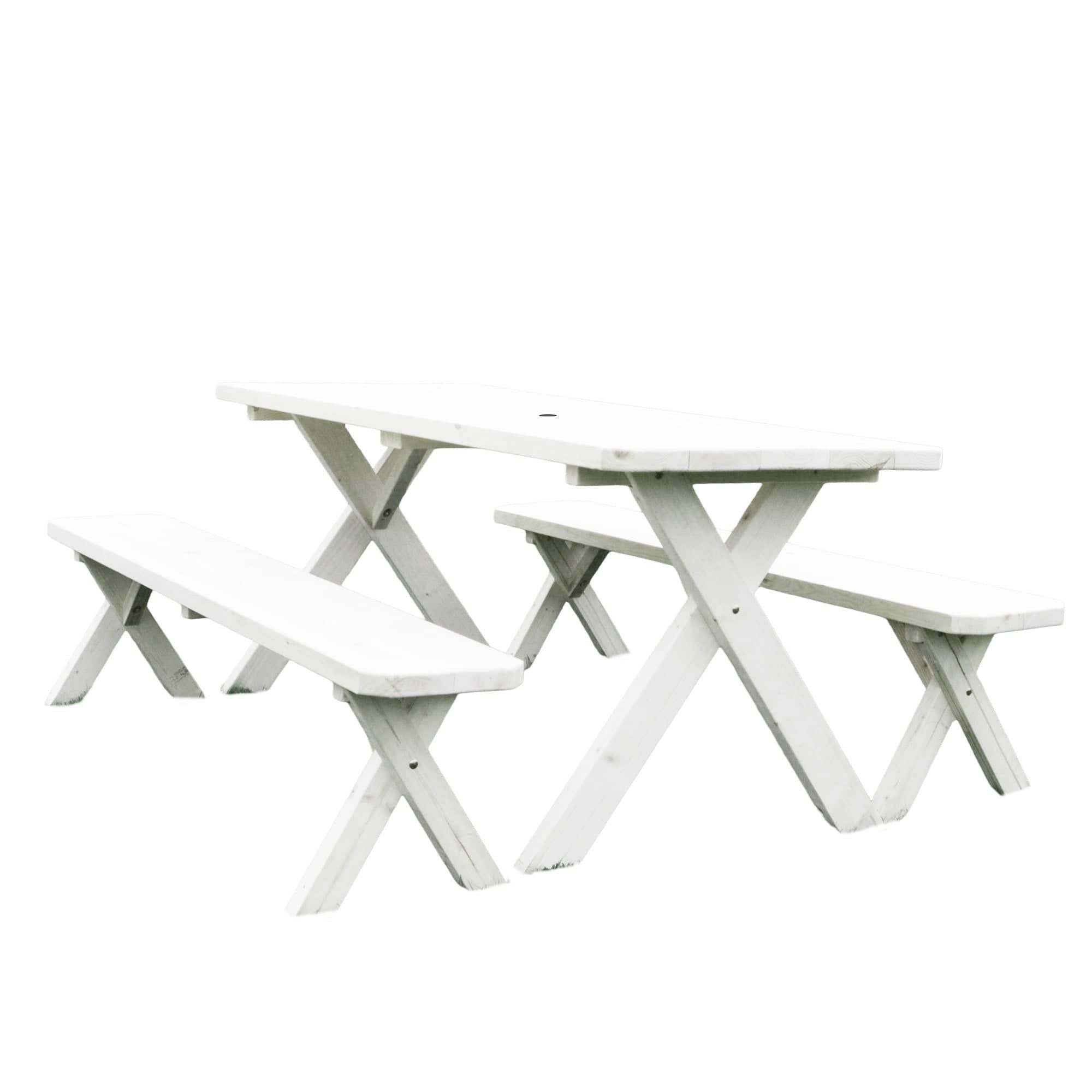 Keystone Amish Co. Spruce Crossleg Outdoor Dining Set