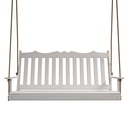 Keystone Amish Co. 4 Foot York Porch Swing, Black