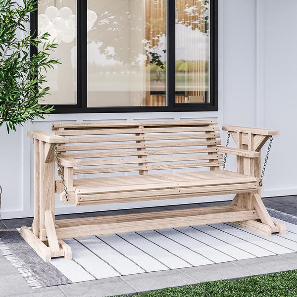 Porchgate Amish Heavy Duty Roll Comfort Glider Swing