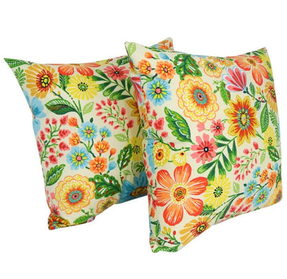 Blazing Needles 2pc. 25 in. Jumbo Outdoor Pillow Set