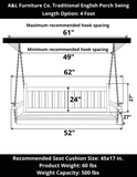 A&L Furniture Co. Traditional English Porch Swing