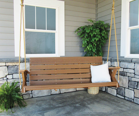 Hershyway Galaxy Series 5ft. Recycled Plastic Porch Swing