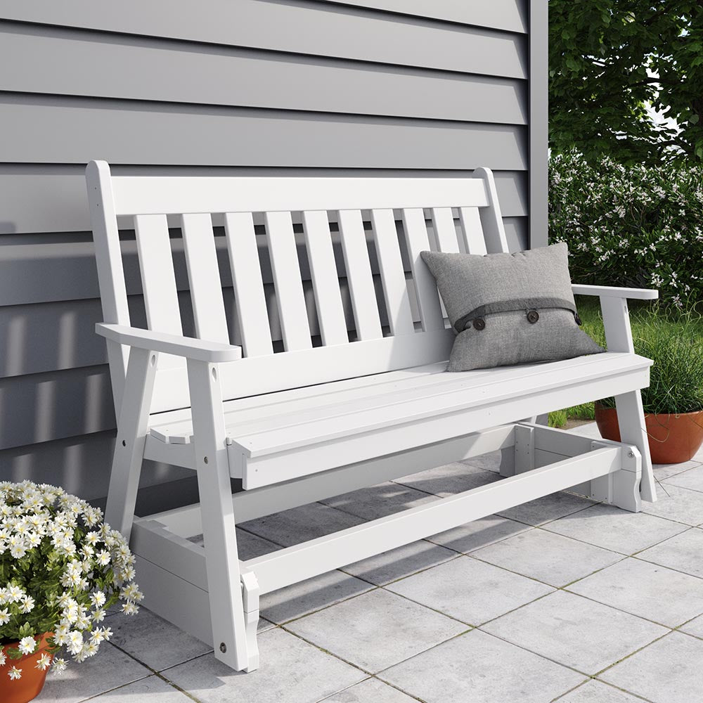 Keystone Amish Co. Franklin Recycled Plastic Porch Glider