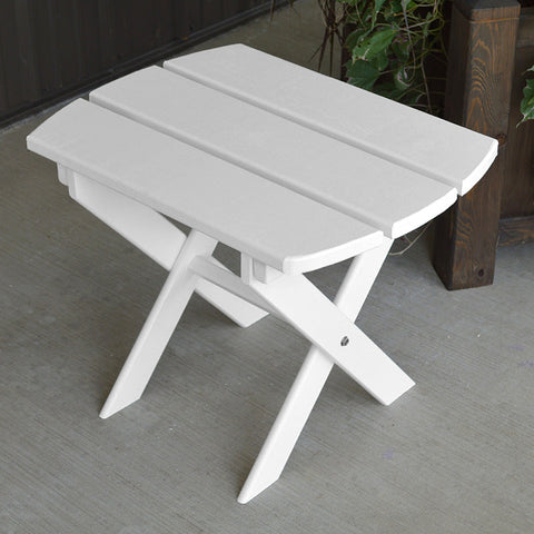 A&L Furniture Co. Folding Oval End Table