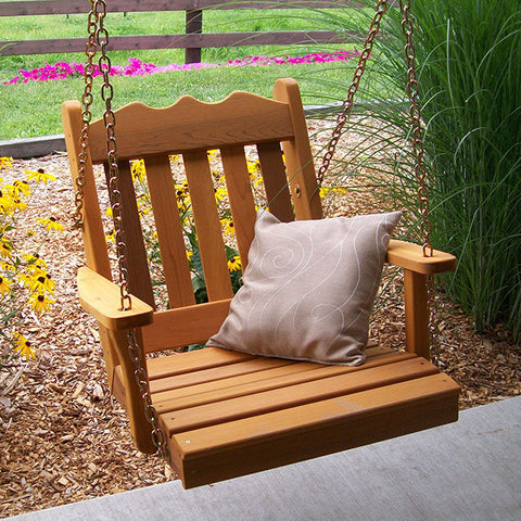 A&L Furniture Co. Royal English Red Cedar Swing Chair