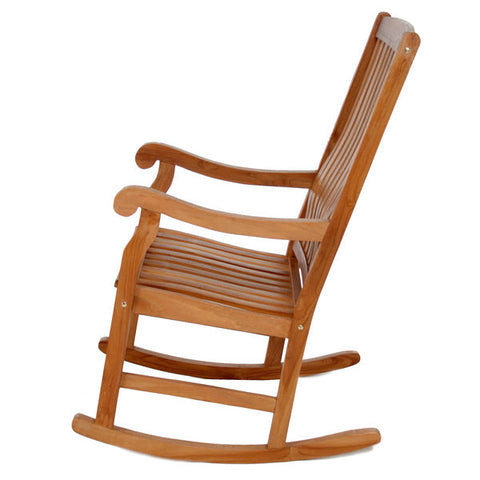 All Things Cedar Upton Teak Rocking Chair