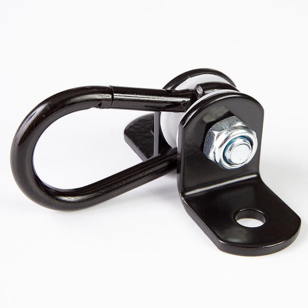 Set of 2 Black Snap Hook Porch Swing Hangers