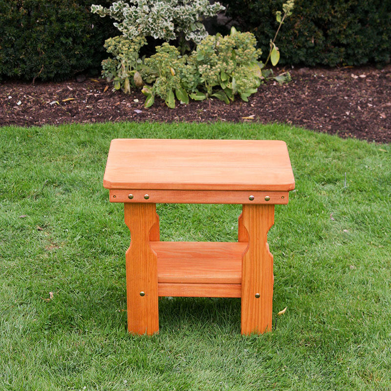 Slim Wooden End Table Amish Furniture