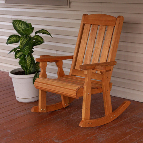 Centerville Amish Heavy Duty 600 Lb Mission Treated Rocking Chair