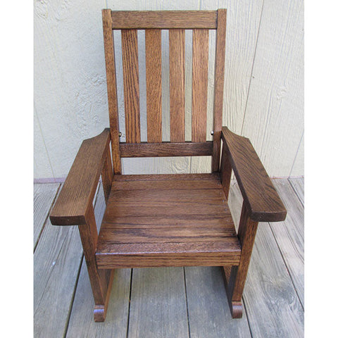 Child Swing Company Mission Stained Kiddie Rocking Chair