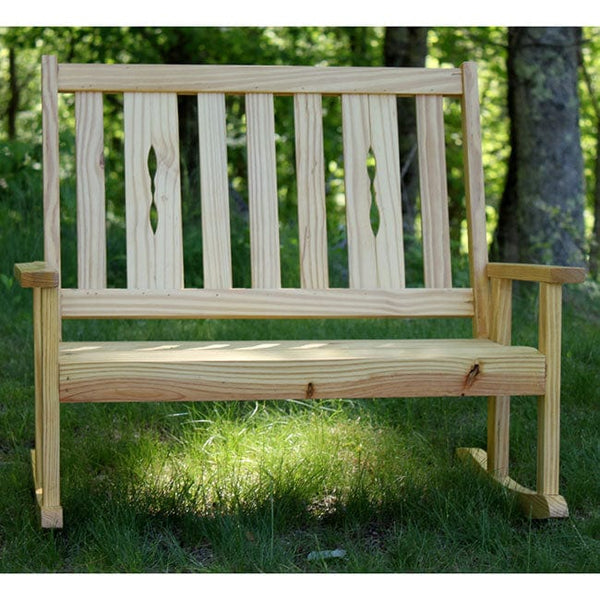 Child Swing Company Cut Out Double Kiddie Rocking Chair