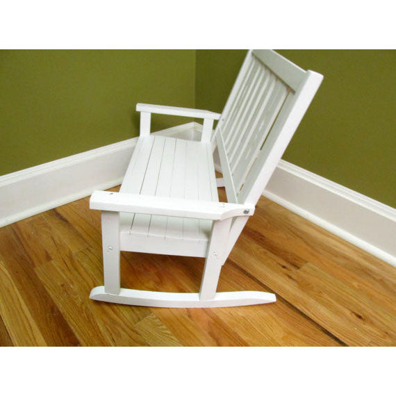 Child Swing Company Cut Out Double Kiddie Rocking Chair