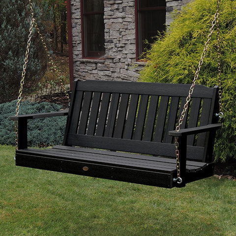 Highwood USA Lehigh Recycled Plastic Porch Swing