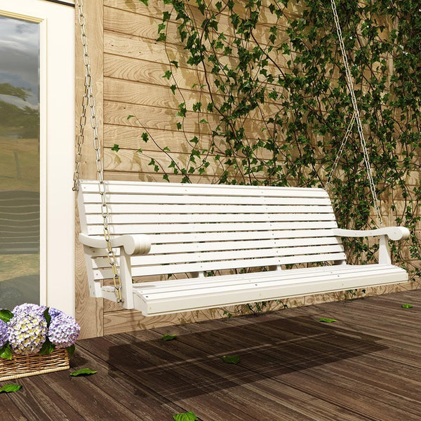 Hershyway Grandpa Series 5ft. Recycled Plastic Porch Swing