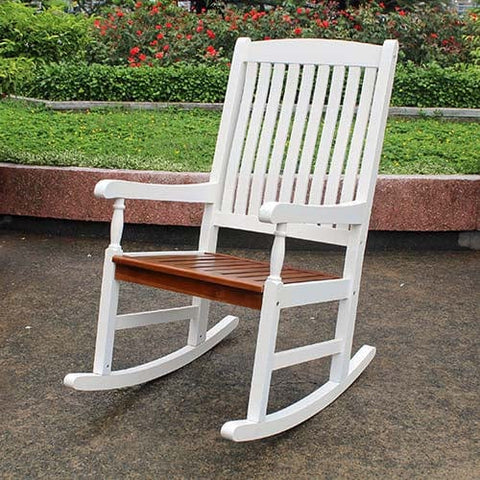 Shop Outdoor White Rocking Chairs Online – The Porch Swing Company