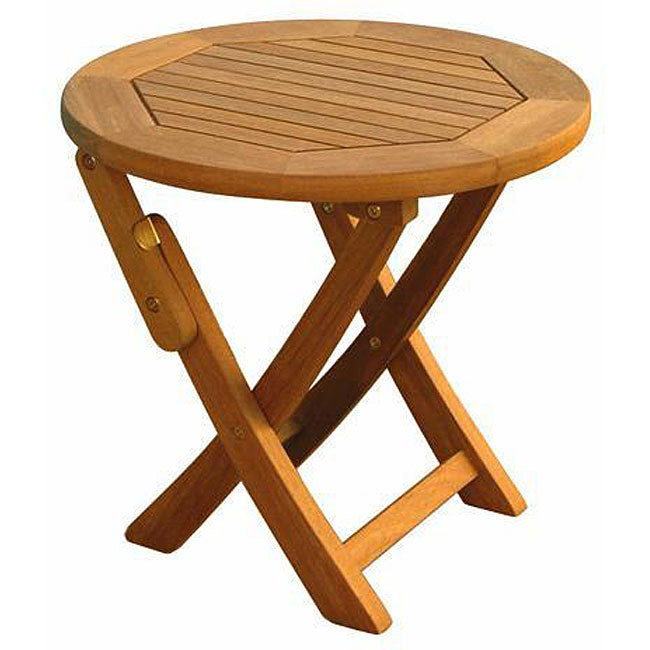 International Caravan Royal Tahiti Round Folding Side Table