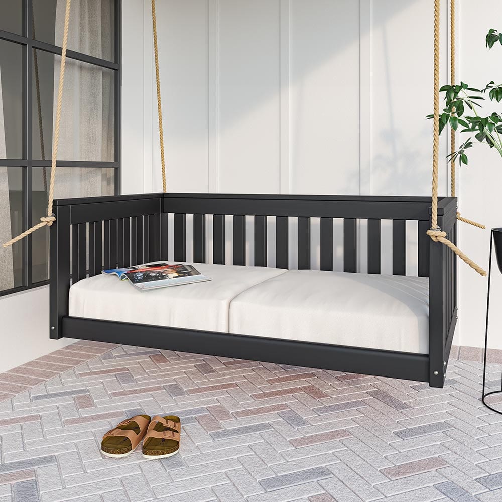 Keystone Amish Co. Park District Composite Daybed Swing with Cushions