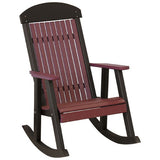 LuxCraft Classic Traditional Recycled Plastic Rocking Chair
