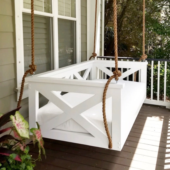 Lowcountry Swing Beds The Cooper River Day Bed Porch Swing The Porch Swing Company 6403