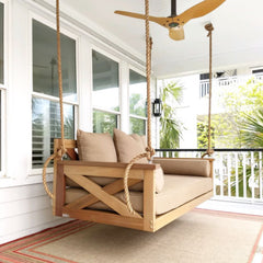 Powder Coated Black Chain Package - Lowcountry Swing Beds