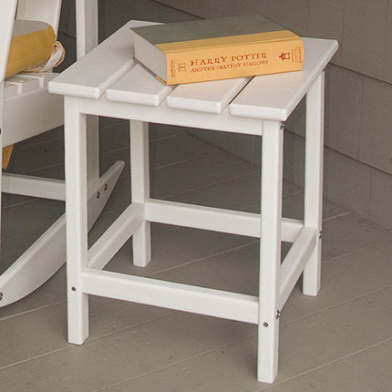 POLYWOOD Long Island Square Recycled Plastic Side Table