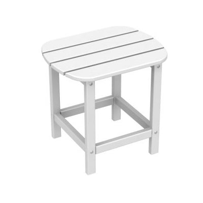 POLYWOOD South Beach Rectangle Recycled Plastic Side Table