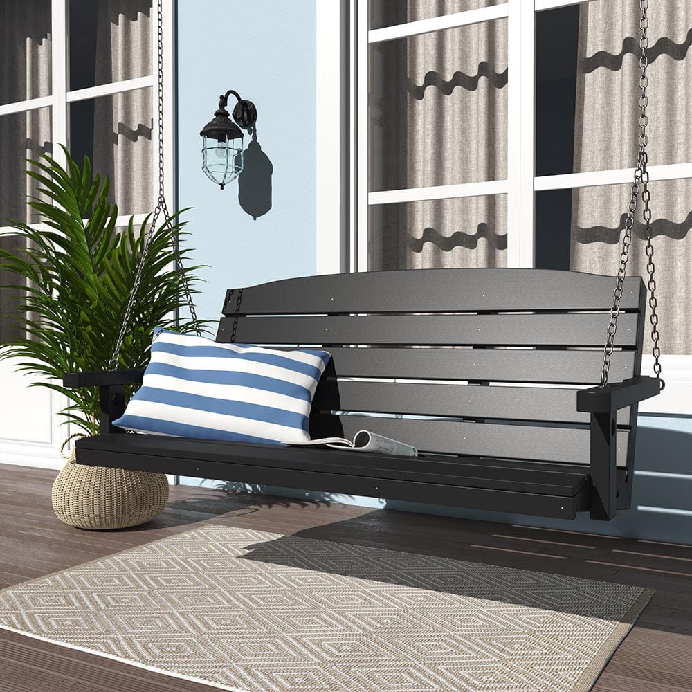 Simplypoly Foot Polywood Porch Swing Polywood Hanging Porch Swing