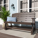 SimplyPoly Amish Made Classic Recycled Plastic Porch Glider