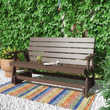 SimplyPoly Amish Made Signature Recycled Plastic Porch Glider