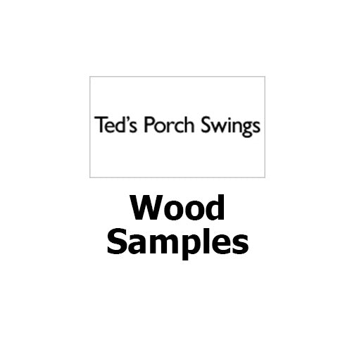 Ted's Porch Swings Wood Sample