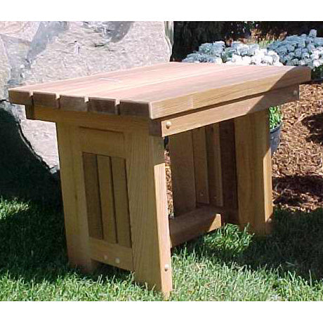 Wood Country Cabbage Hill Red Cedar End Table