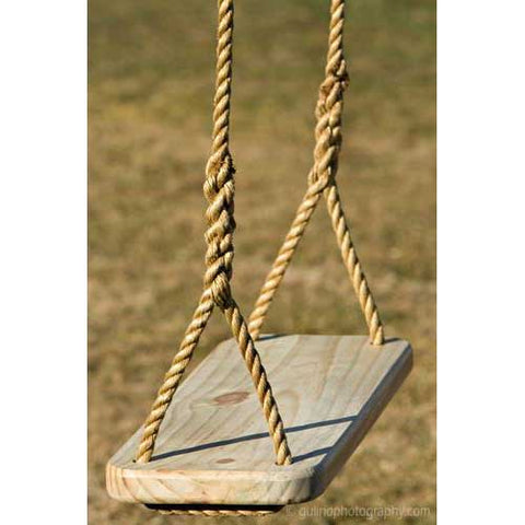 Wood Swings Co. Premier Engravable Tree Swing
